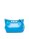 Alexander Mcqueen Kleine The Peak Schultertasche In Blue