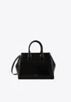 Alexander Mcqueen Large Leather Shoulder Bag With Canvas Lining
