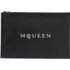 Alexander Mcqueen Large Mcqueen Leather Pouch In Multi