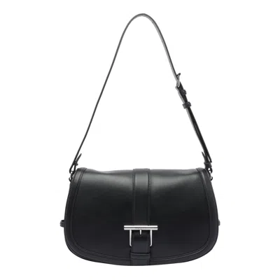 ALEXANDER MCQUEEN LARGE MCQUEEN SATCHEL BAG WITH T BUCKLE