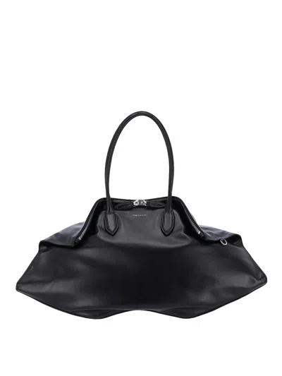 Alexander Mcqueen Large Shoulder Bag In Black