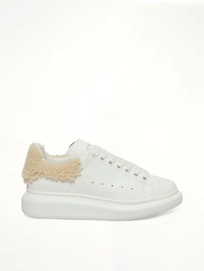 Alexander Mcqueen Larry Fur Heel Sneaker In Multi