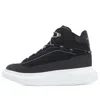 Alexander Mcqueen Larry High-top Sneakers 'black White'