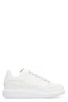 Alexander Mcqueen Women's Larry Leather Low-top Sneakers In White