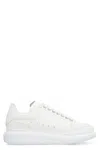 Alexander Mcqueen Women's Larry Leather Low-top Sneakers In White