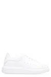 Alexander Mcqueen Larry Leather Sneakers In White