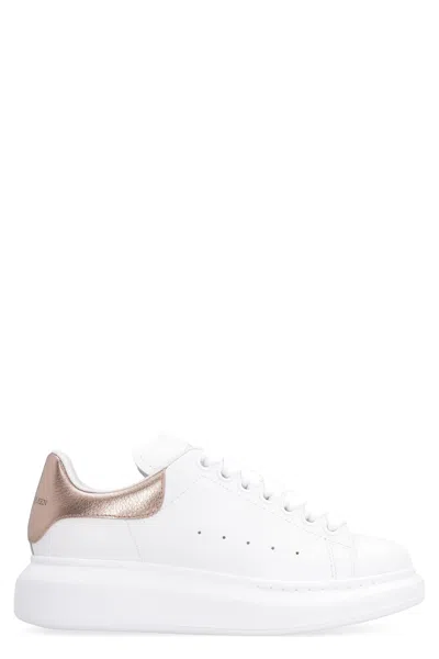 Alexander Mcqueen Oversize Sneakers In White,pink
