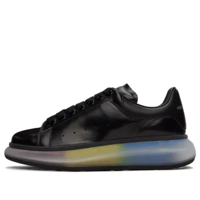 Alexander Mcqueen Larry Leather Sneakers 'black Multi'