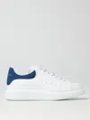 Alexander Mcqueen Larry Leather Sneakers In Blue