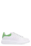 Alexander Mcqueen Larry Leather Sneakers In White