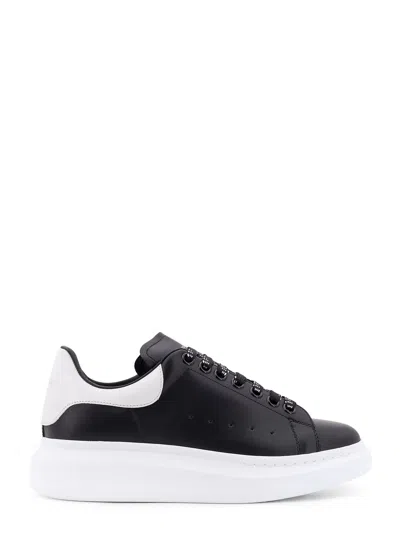 ALEXANDER MCQUEEN LARRY LEATHER SNEAKERS WITH LOGO DETAIL