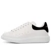 Alexander Mcqueen White And Black Low-top Sneakers With Chunky Sole And Contrasting Heel Tab In Leather Man