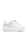 Alexander Mcqueen Larry Oversize Zip-up Sneakers In White