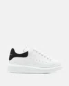 Alexander Mcqueen Oversize Sneakers In White And Beige Calf Leather In White