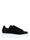 Alexander Mcqueen Round Head Lacing Low-cut Casual Sneakers