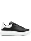 Alexander Mcqueen Men Low-top Leather Sneakers In Animal Print
