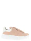 Alexander Mcqueen Leather Lace-up Sneakers In Neutral