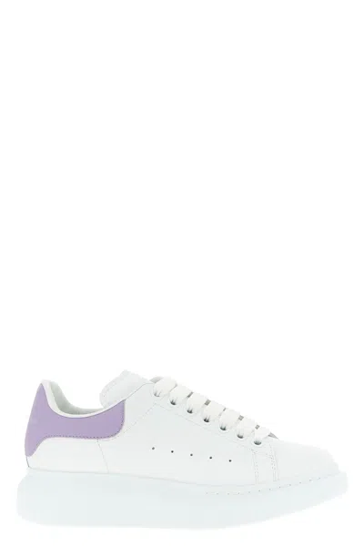 Alexander Mcqueen Leather Sneakers In White