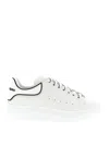 Alexander Mcqueen Leather Chunky Sneakers In White