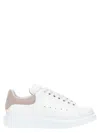 Alexander Mcqueen Suede-panelled Sneakers In White