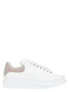 Alexander Mcqueen Suede-panelled Sneakers In White