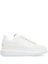 Alexander Mcqueen Women's Larry Leather Low-top Sneakers In White