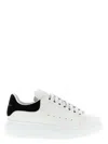 Alexander Mcqueen Oversize Sneakers In White And Beige Calf Leather