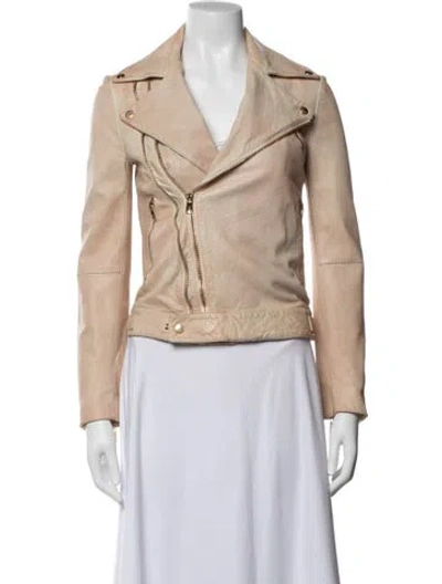 Pre-owned Alexander Mcqueen Late 2000's - Early 2010's Biker Jacket In Pink