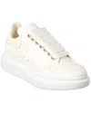 Alexander Mcqueen Plimsoll Leather Sneaker In White