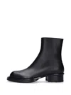 Alexander Mcqueen Elasticated Side Panel Ankle Boots In Black