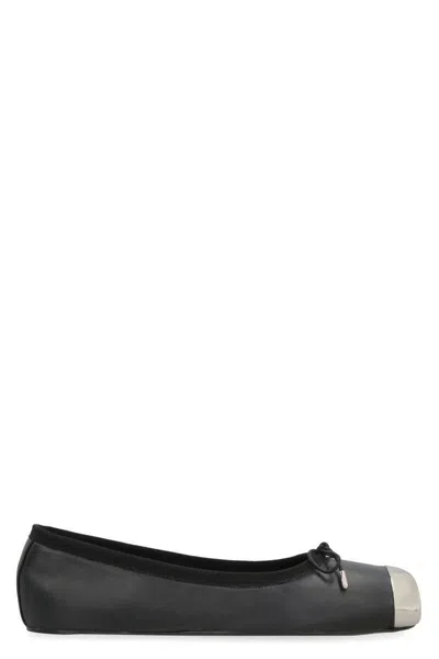 ALEXANDER MCQUEEN ALEXANDER MCQUEEN LEATHER BALLET FLATS
