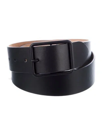 Pre-owned Alexander Mcqueen Leather Belt In Black