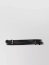 ALEXANDER MCQUEEN LEATHER BELT WITH ADJUSTABLE FIT AND SILVER-TONE BUCKLE