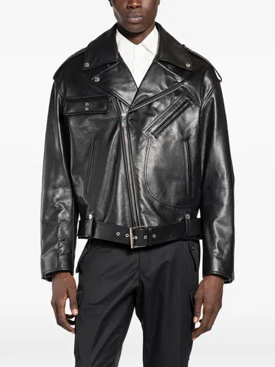 ALEXANDER MCQUEEN LEATHER BIKER JACKET