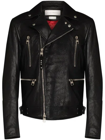 ALEXANDER MCQUEEN LEATHER BIKER JACKET
