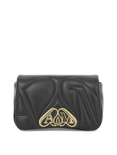 Alexander Mcqueen Leather Black Crossbody Bag