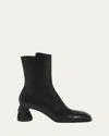 Alexander Mcqueen Crush Ankle Boot In Black