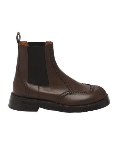 Alexander Mcqueen Leather Boots