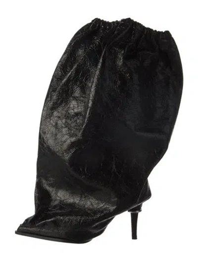 Pre-owned Alexander Mcqueen Leather Boots In Black