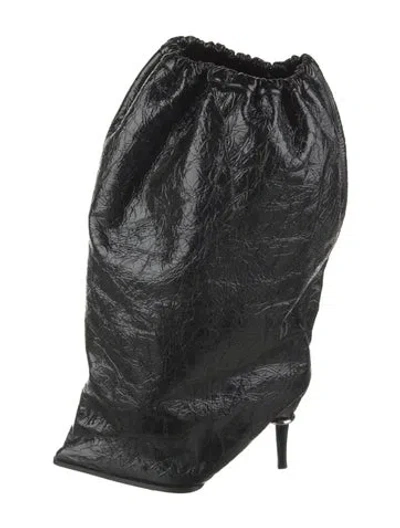 Pre-owned Alexander Mcqueen Leather Boots In Black