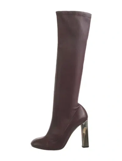 Pre-owned Alexander Mcqueen Leather Boots In Brown