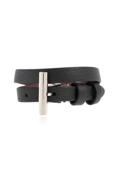 ALEXANDER MCQUEEN ALEXANDER MCQUEEN LEATHER BRACELET