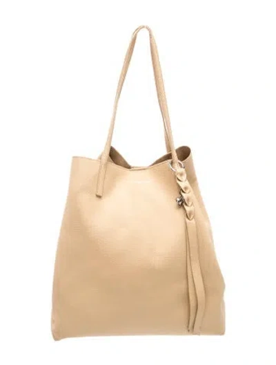 Pre-owned Alexander Mcqueen Leather Bucket Bag In Neutral