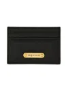 Alexander Mcqueen Alexander Mc Queen Leather Card Holder In Black