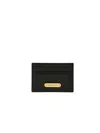 Alexander Mcqueen Alexander Mc Queen Leather Card Holder In Black