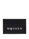 Alexander Mcqueen Leather Cardholder With Print