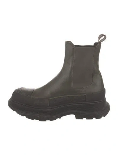 Pre-owned Alexander Mcqueen Leather Chelsea Boots In Multi