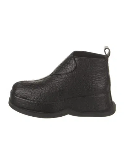 Pre-owned Alexander Mcqueen Leather Chelsea Boots W/ Tags In Black