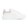 Alexander Mcqueen Alexander Mc Queen Oversize White Pink Calf Leather Sneaker In Multi