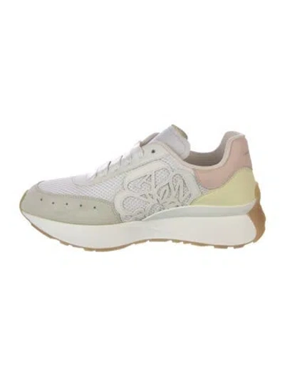 Pre-owned Alexander Mcqueen Leather Chunky Sneakers In Neutral